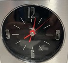 Vintage Wood Chrome Taylor Usa Clock Barometer   Thermometer Weather Station