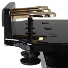 Adjustable Piano Pedal Extender Bench For Kids  Design With 3 Pedal  black 