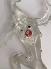 Vintage 1962 George Fusek Icy The Icicle Man Lucite Christmas Ornament  read 
