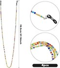 4 Pack Eyeglass Chains For Women  Sunglasses String Holder Strap Neck Lanyard