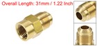Brass Pipe Fitting 5 8-18unf Flare Male To 1 4npt Female Thread Tube Adapter