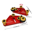 2x Bearing Roller Featherboards For Table Saw Cutting And Enhanced Safety 