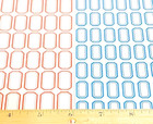 500pk     Removable     Retail Store Red Blue Border Sale Price Labels Tags Stickers