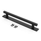 12 Inch Rustic Barn Door Handle Heavy Duty Antique Long Base Gate Sliding Pull