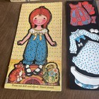 Vintage Original 1975 Colorforms Holly Hobbie Dress Up Set W  Box Mcm
