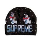 Supreme Snowman Beanie Black Brand New Fw21