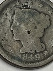 1849 Large Cent Braided Hair Coin Nice Original Antique Coin Fast Shipping