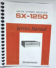 Pioneer Sx-1250 Receiver Service Manual  in Color  -sx1250