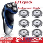 12pcs Sh30 52 Replacement Heads For Norelco Series 3000 2000 1000 Razor Blades