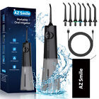 Portable Cordless Water Flosser Dental Oral Irrigator Teeth Cleaner 8 Tips
