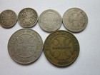 Colombia Lazareto Leprosy Coinage 6 Pieces - 1  2  5  10  50 Centavos  2 