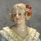 Antique German Porcelain Half Doll Pin Cushion Tea Cozy Mold 9301 1920s Art Deco