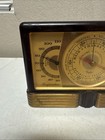 Vintage Taylor Bakelite Art Deco Barometer Thermometer Desktop Weather Station