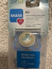 Mam Mini Air Pacifier 2-pack Size 0-6 Months Whale Elephant Box Sterilizer