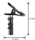 Photo Studio Heavy Duty Metal Clamp Holder With 5 8 Light Stand And Umbrella    