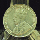 Circulaed 1926 near 6  5 Cents Canadian Coin 62919 