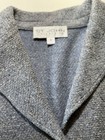 St  John Collection Blazer Womens Size 4 Gray-blue Knit Wool Blend Career Jacket