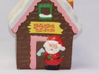 Vintage Christmas Ceramic Santa Claus Post Office Imported Coin Bank