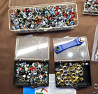 Vtg Tapex Eyelets And Pliers 200  Assorted Sizes Multi Color