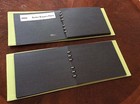 Vintage Scrapbook Set Custom Crafts Kids Photo Album 43 Black Pages Green Cover