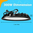 4 Pack 300w Ufo Led High Bay Light Shop Industrial Commercial Factory Warehouse