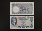 5no  Consecutive 1961 O brien  gb england    5 Banknotes Fresh Original Unc