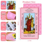 Pink Tarot Cards Deck Set For Beginners With Meanings On Them-tarot Card With Gu