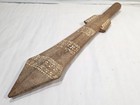 Antique Samoan Supi War Club Solomon Islands Hand Carved Polynesian Malaita Art