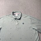 Puma Arnold Palmer Polo Shirt Mens 2xl Xxl Green Polka Dot Geometric Crazy Golf