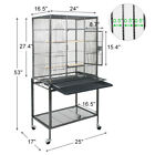 Bird Parrot Cage Chinchilla Cockatiel Conure Large Cockatiel House Metal Wheels