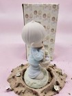 Vintage 1987 Enesco Precious Moments Wishing You A Basket Full Of Blessings Figu
