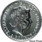 2014 U k    2 Britannia 1 Oz  999 Fine Silver Bu Coin