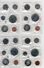Lot Of 9 Canadian Copper Mint Sets - 1977 To 1986 - Missing 1979 - No Envelopes
