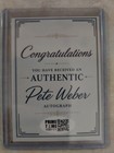 Pete Weber Signed Inscription Card    who Do You Think You Are  I Am     Prime Time