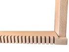 Xl Wooden Weaving Loom Kit With Stand   Free 50g White Cotton Warping Thread