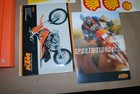 2002 Ktm 65 Sx Owners And Parts Manuals With Folder And Brochures