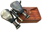 Nautical Antique R j Beck Ltd 1857 Brass Binoculars With Leather Case Valentine