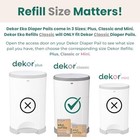 Diaper Dekor Classic Pail Refills   2 Count 1  pack Of 2   Green 