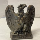 2 Vtg 1965 Colonial Hampton Virginia Cast Brass 1776 Eagle Bookends  1 Set