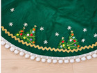 Handmade Finished Bucilla Winnie The Pooh Tree Skirt   Table Cover Completed