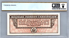 Series 461   10 Dollars Military Payment Certificate Pcgs 55 Au Pick S807