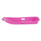 Slippery Racer Downhill Sprinter Kids Toddler Plastic Toboggan Snow Sled  Pink