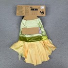 Disney Tails Dog Costume Princess Tiana Medium Dress Wig Pet Halloween Outfit