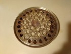 Vintage Metal Communion Tray W  Partial Set Of Cups Aluminum 