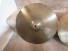 Vintage Zildjian Avedis 15 Inch  a  New Beat Hi Hat Cymnals 1970s Classics  