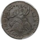 1787 Connecticut Copper  Mailed Bust Left  Connect  Miller 15-f  Pcgs Au Detail