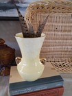 Vintage Brush Pottery Company Vase Usa 707 Lemon Yellow
