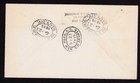 1936 Leeward Islands Cover 96-99 Kgv Silver Jubilee  Antigua Cancels Registered