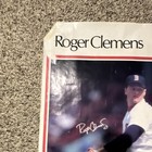 Roger Clemens Boston Red Sox Vintage Baseball Sports Poster