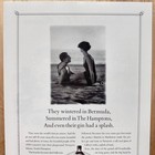 1991 Gilbeys Gin Bermuda Hamptons Vintage Print Ad Liquor Alcohol Advert
